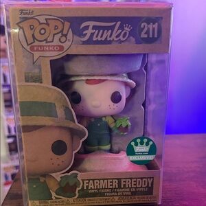 Funko Pop Exclusive Farmer Freddy with Green Outfit